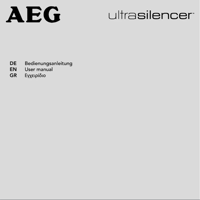 Página 1 del manual Manual de usuario AEG VX8-2-IW-A