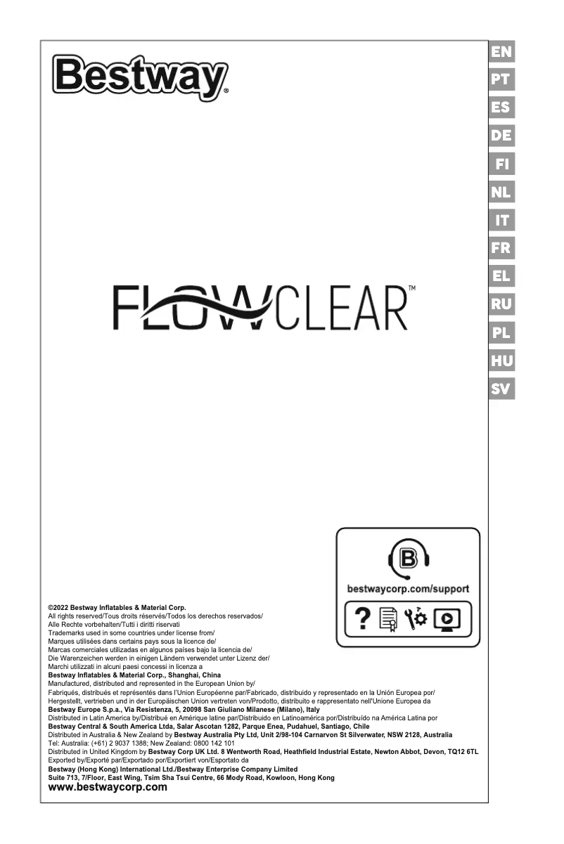 Page 1 of the manual User Manual Bestway 561CS