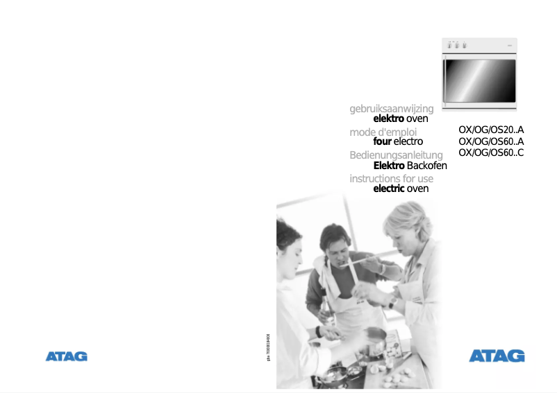 Page 1 de la notice Manuel utilisateur Atag OS6093CR