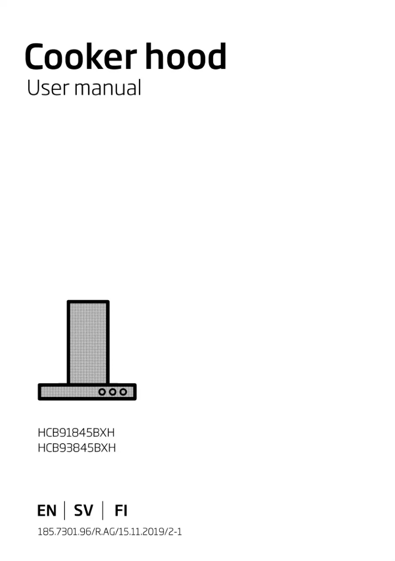 Page 1 de la notice Manuel utilisateur Beko HCB 91845 BXH
