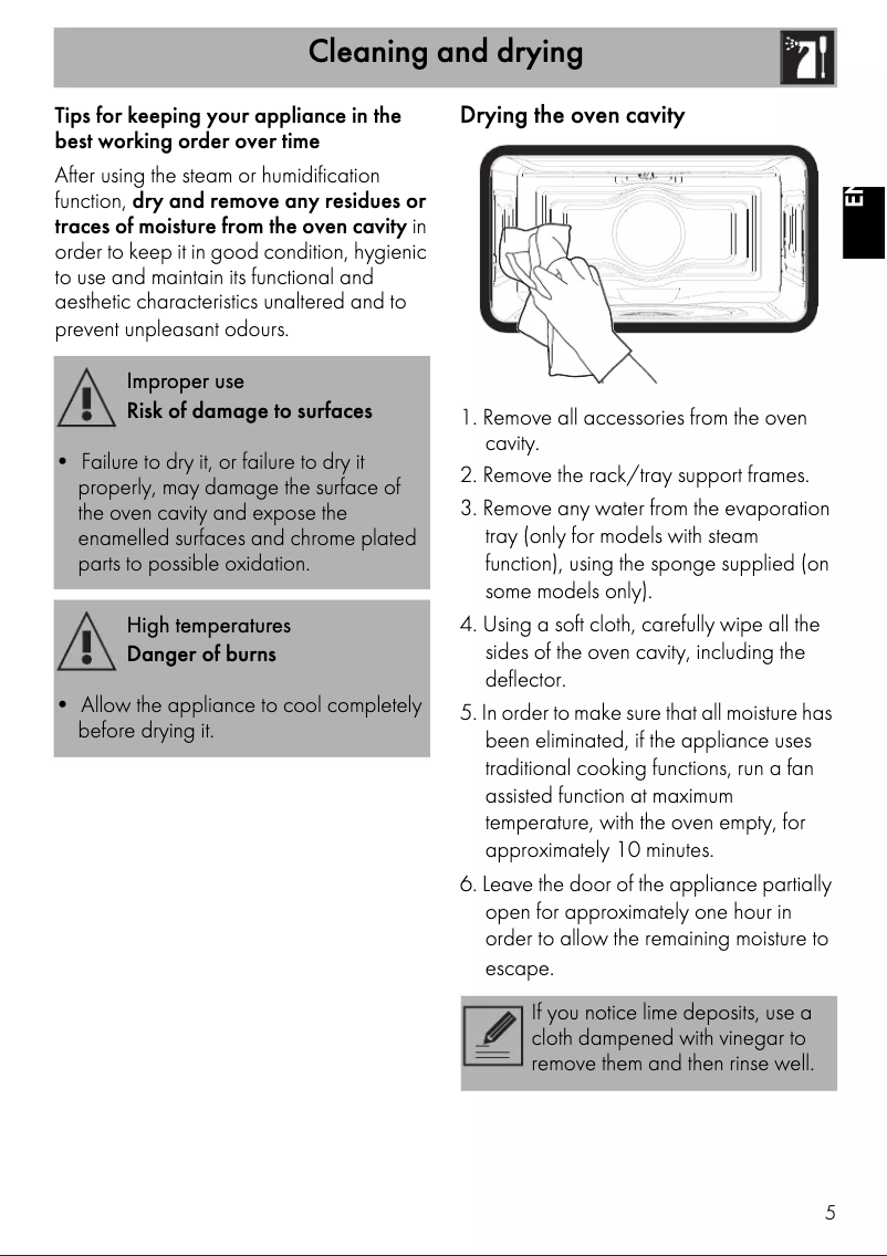 Page 1 de la notice Mode d'emploi Smeg SF4104WVCPN