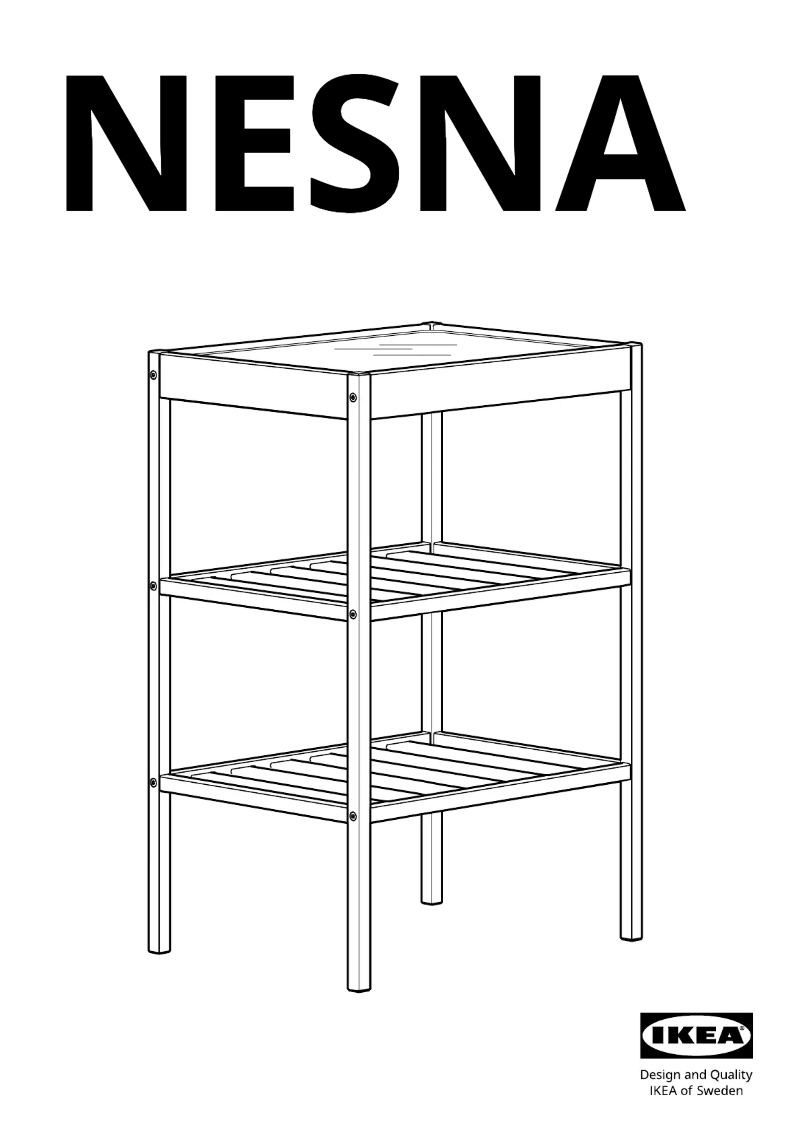 Page 1 de la notice Manuel utilisateur Ikea NESNA 405.432.03