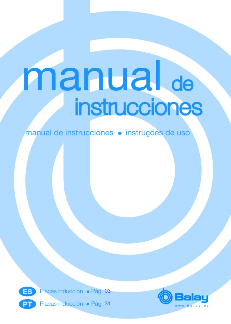 Página 1 del manual Manual de usuario Balay 3EB915XP