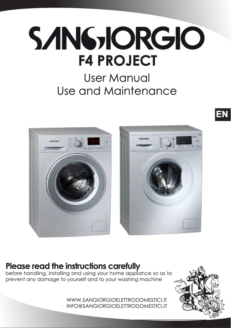 Página 1 del manual Manual de usuario SanGiorgio FS614D9