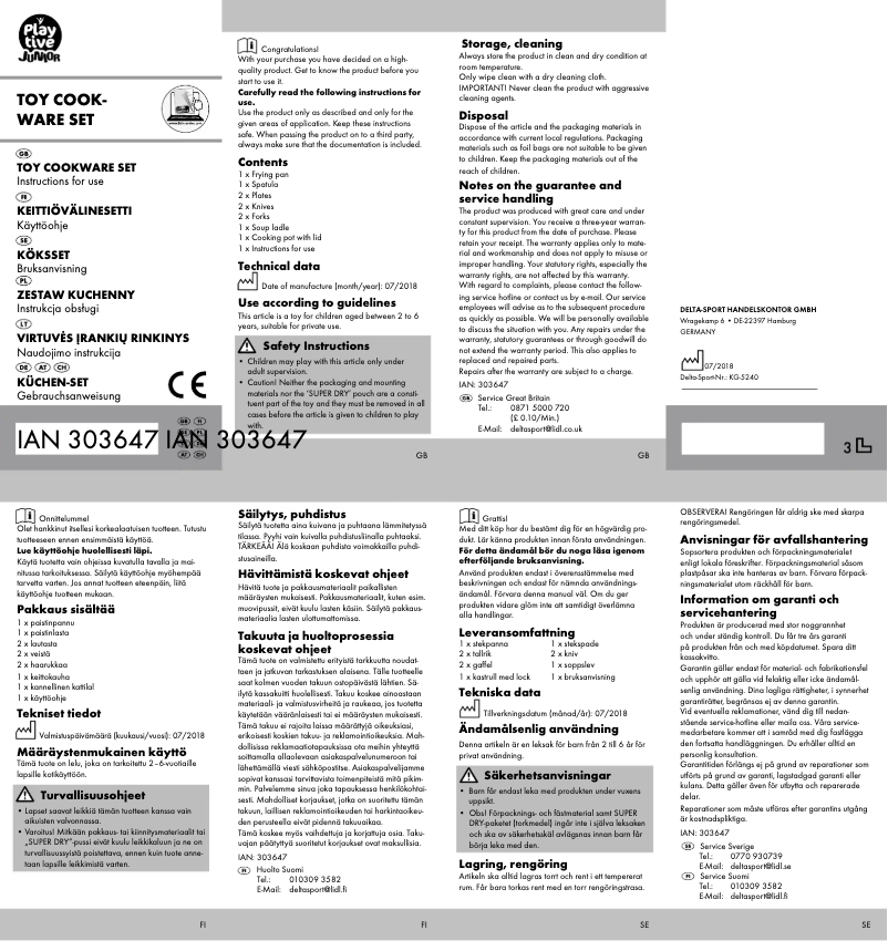 Página 1 del manual Manual de usuario Playtive IAN 303647