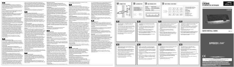 Page 1 of the manual User Manual Speed-Link LUCIDIS
