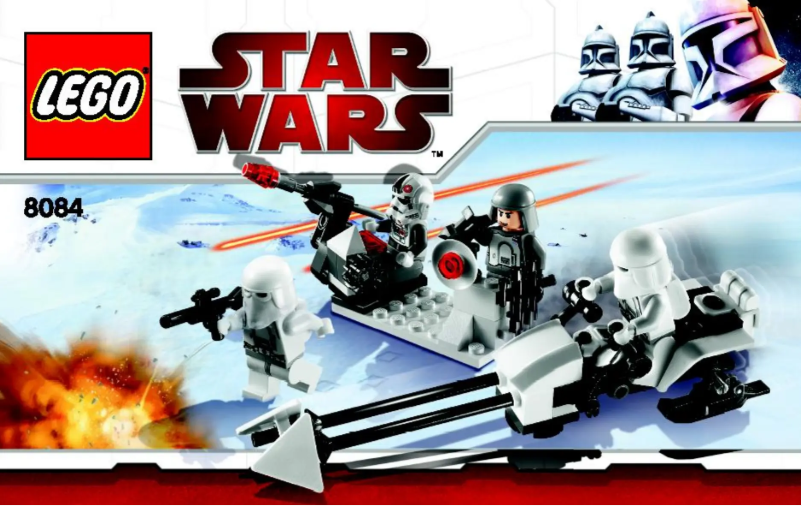 Page 1 de la notice Manuel utilisateur Lego Star Wars 8084