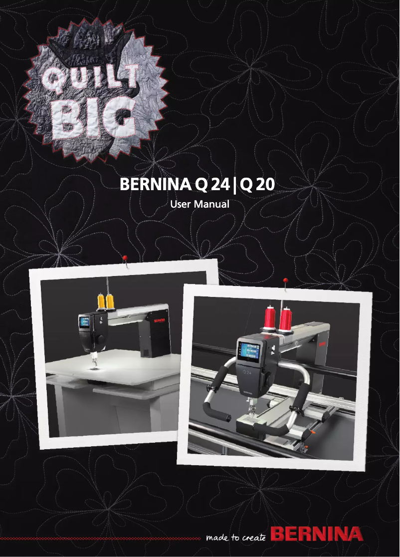 Page 1 de la notice Manuel utilisateur Bernina Q 20