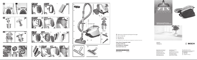 Página 1 del manual Manual de usuario Bosch BGS5330R