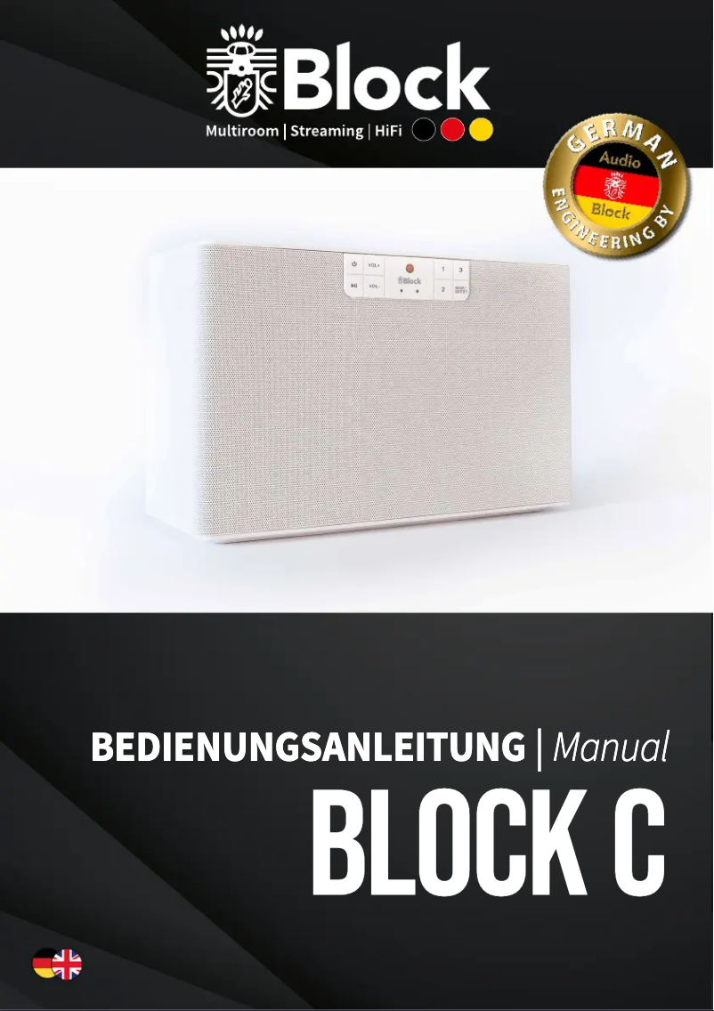 Page 1 de la notice Manuel utilisateur Block B