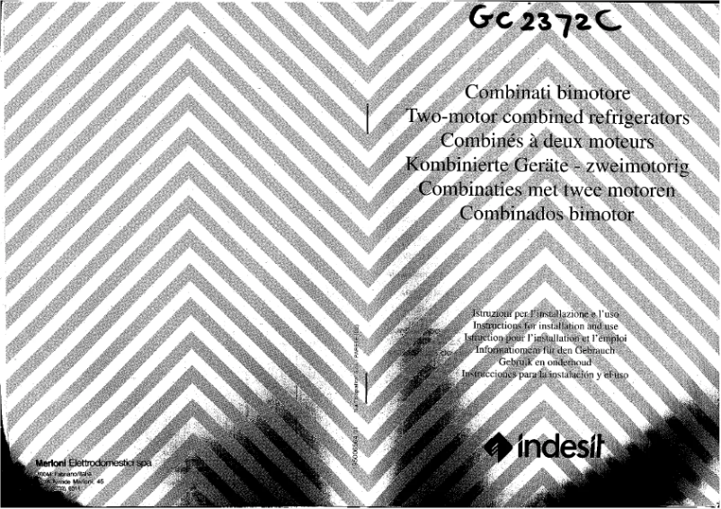 Página 1 del manual Manual de usuario Indesit GC 2372 C