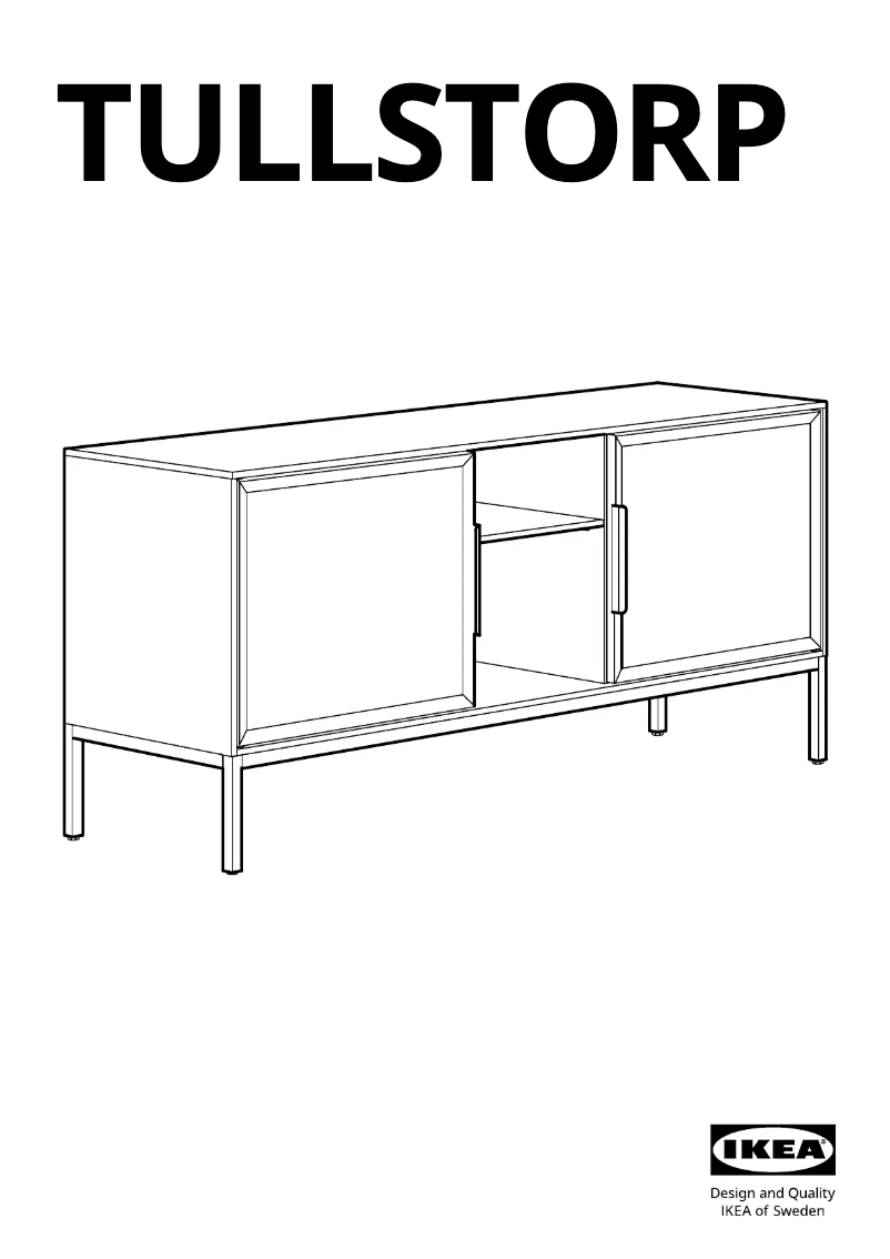 Page 1 de la notice Manuel utilisateur Ikea TULLSTORP 004.984.29