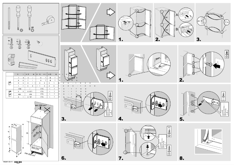 Page 1 de la notice Manuel utilisateur Gorenje NRKI4181