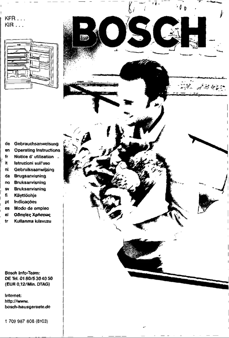 Page 1 de la notice Manuel utilisateur Bosch KIR25475