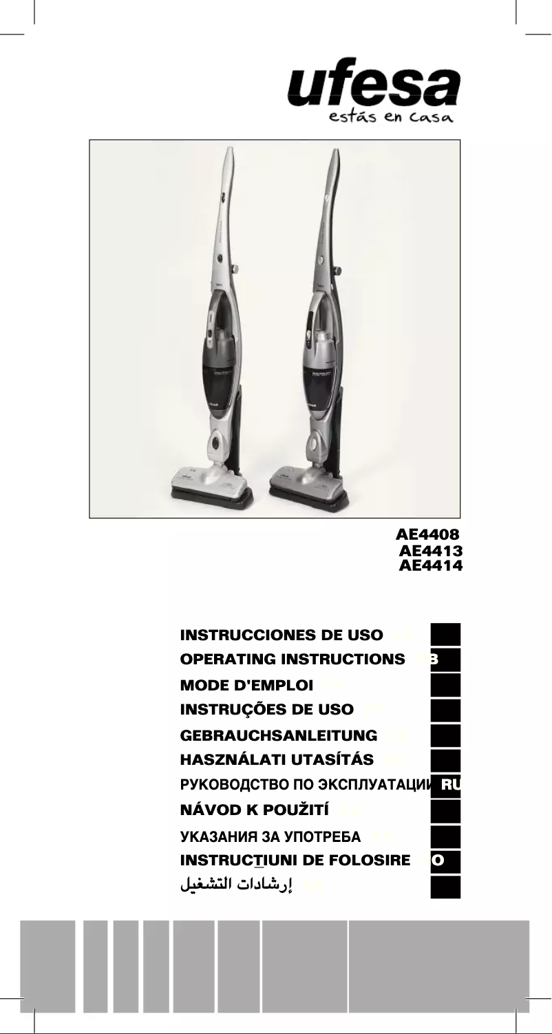 Page 1 de la notice Manuel utilisateur Ufesa AE4408