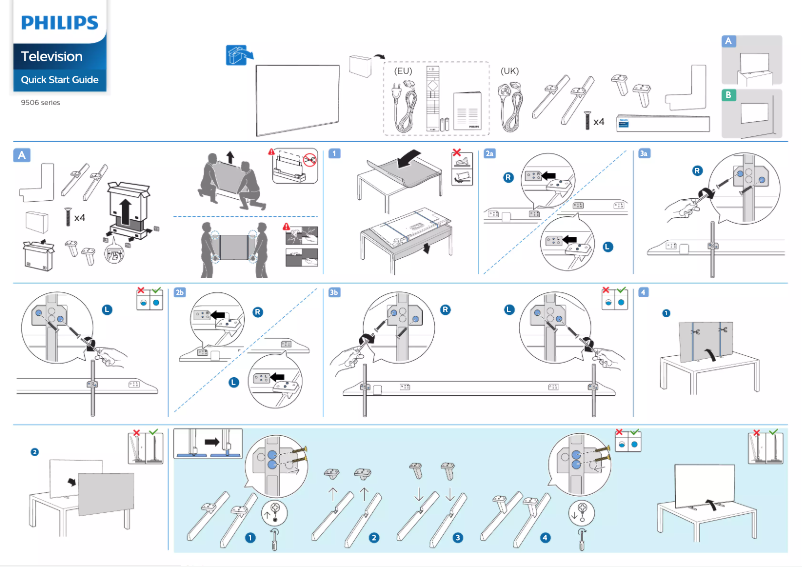 Image de la première page du manuel de l'appareil 65PML9506