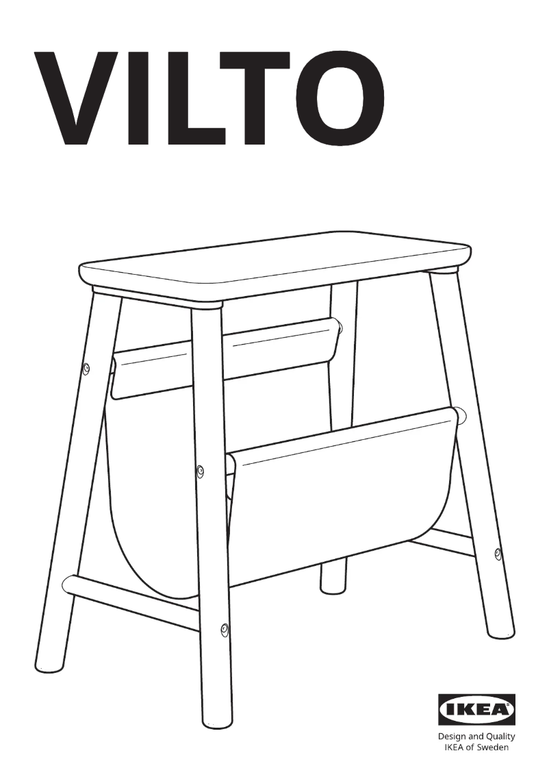 Page 1 de la notice Manuel utilisateur Ikea VILTO 403.444.49