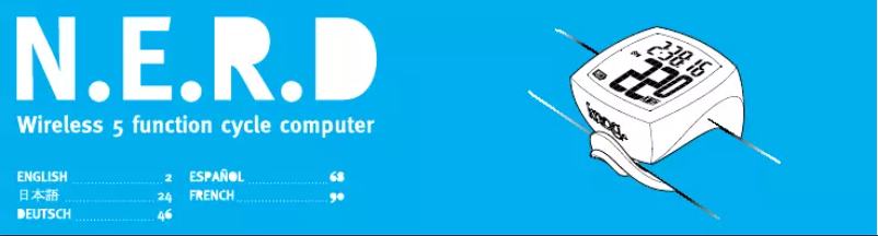 Page 1 de la notice Manuel utilisateur Knog Nerd 5