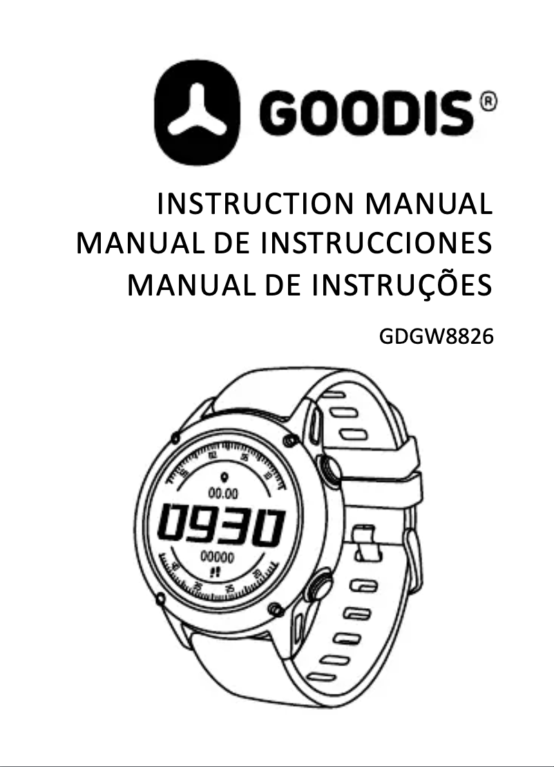Page 1 of the manual User Manual Goodis GDGW8826