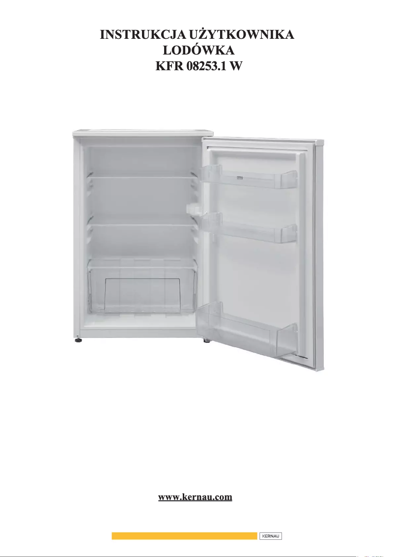 Page 1 de la notice Manuel utilisateur Kernau KFR 08253.1 W