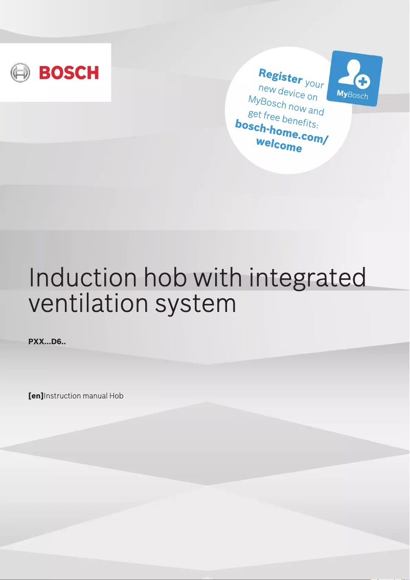 Page 1 of the manual User Manual Bosch PXX875D67E