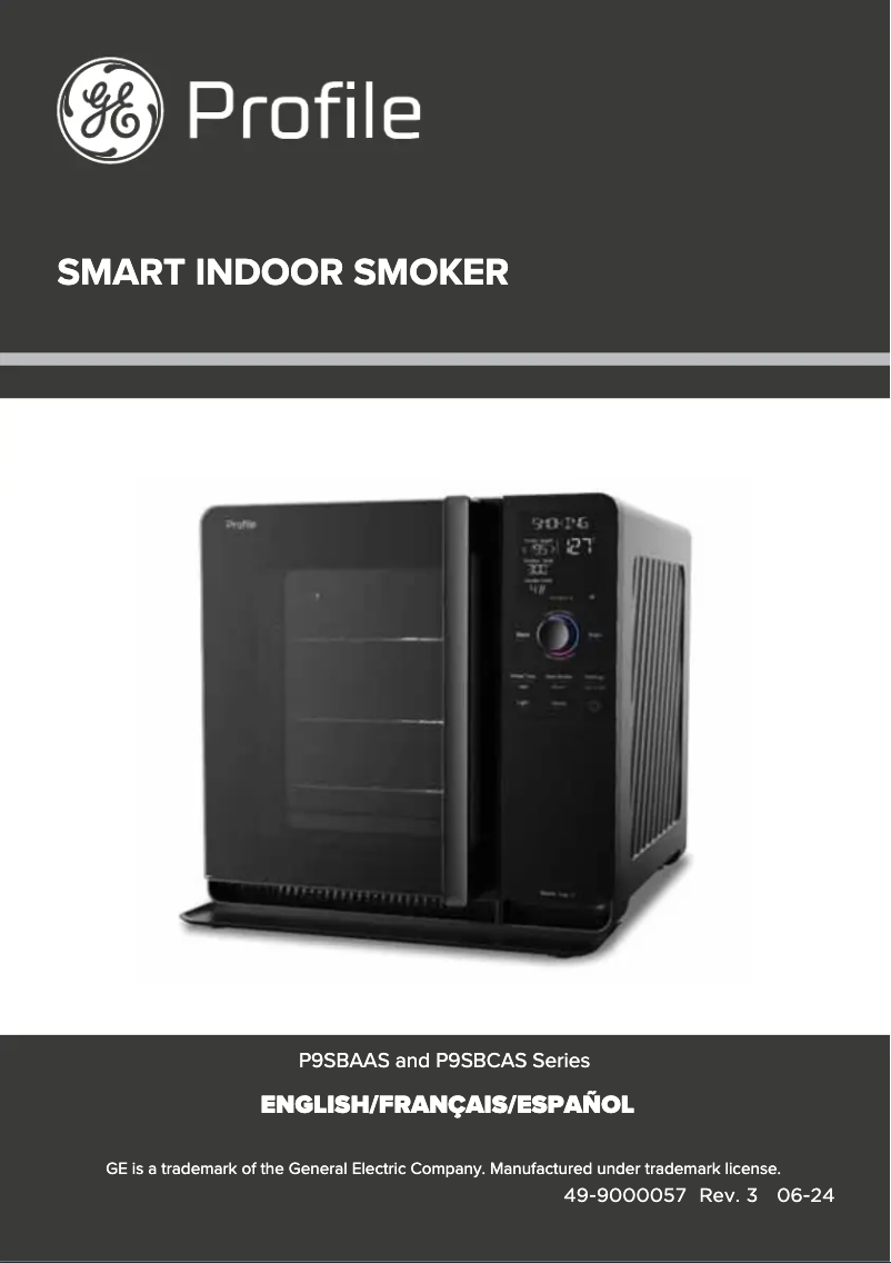 Page n°1 - Manuel d'utilisation et d'entretien GE Profile P9SBAAS6VBB
