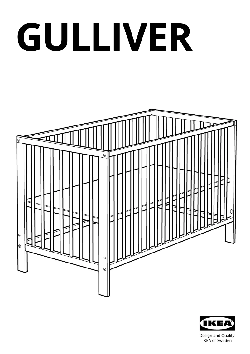 Page 1 de la notice Manuel utilisateur Ikea GULLIVER 802.485.25