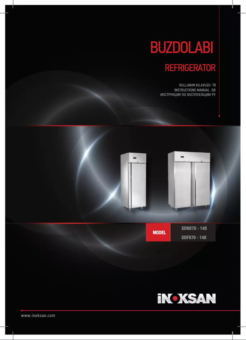 Page 1 de la notice Manuel utilisateur Inoksan SDF070