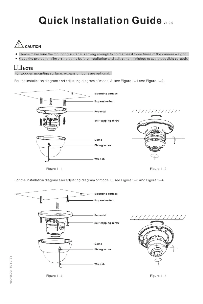 Page 1 de la notice Manuel utilisateur Dahua Technology A21CL02