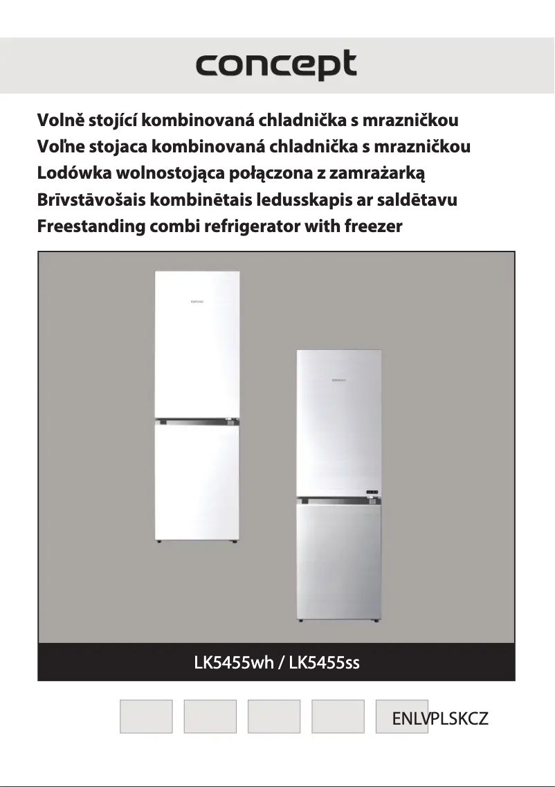 Page 1 de la notice Manuel utilisateur Concept LK5455SS