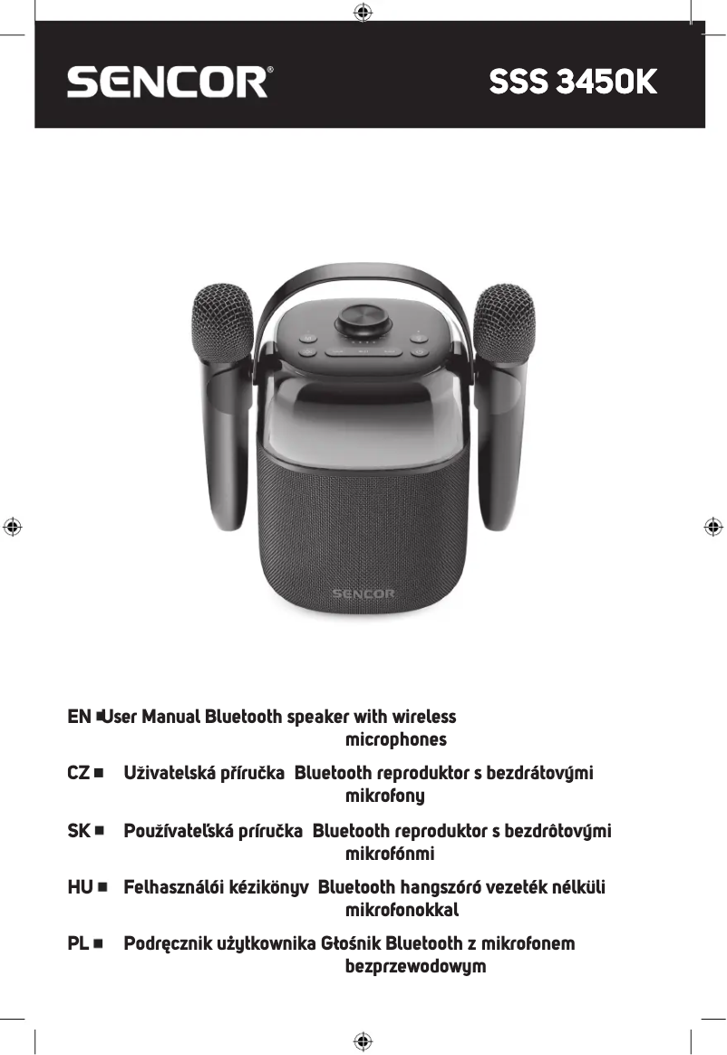 Página 1 del manual Manual de usuario Sencor SSS 3450K