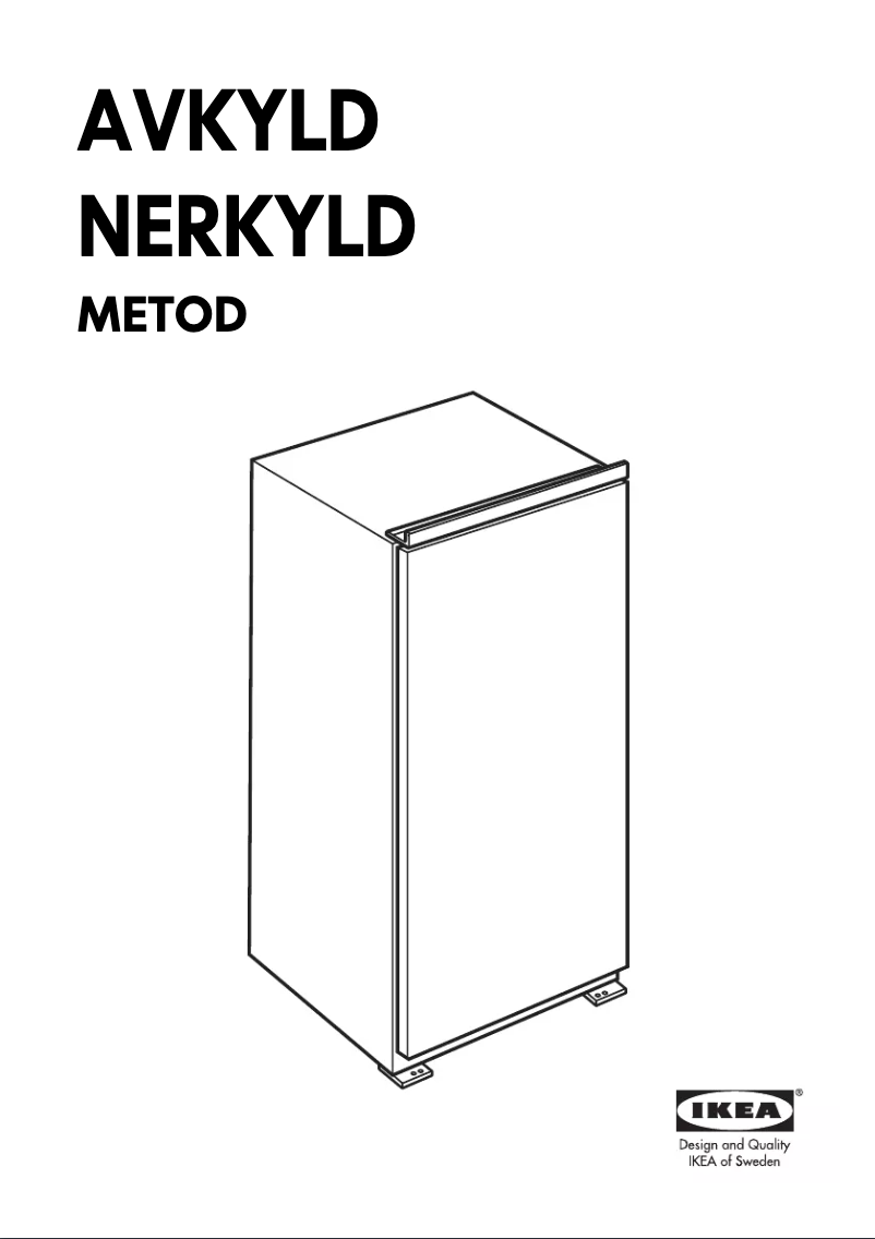 Page 1 de la notice Instructions / montage Ikea AVKYLD
