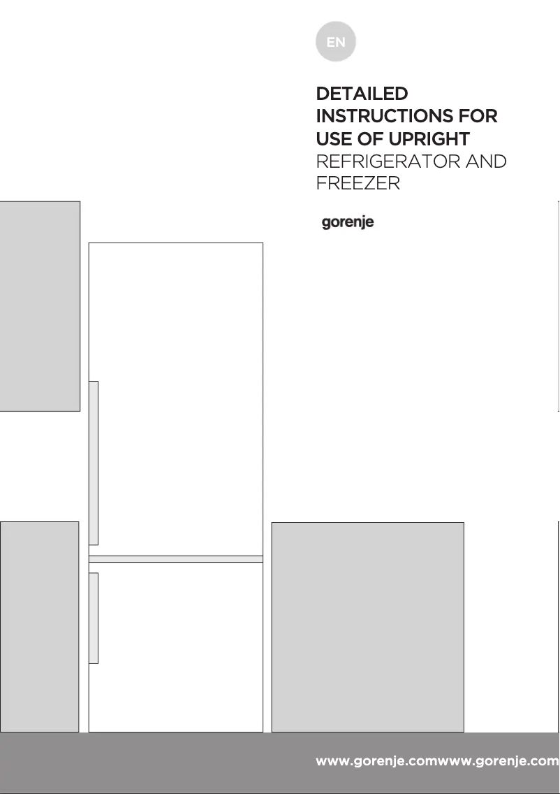 Page 1 de la notice Manuel utilisateur Gorenje NRK6192MRDUK