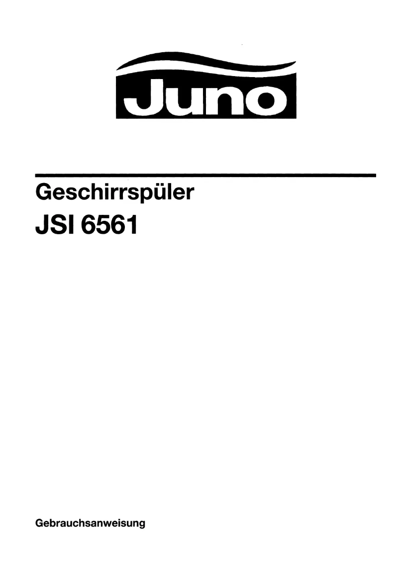 Page 1 de la notice Manuel utilisateur Juno Electrolux JSI 6561