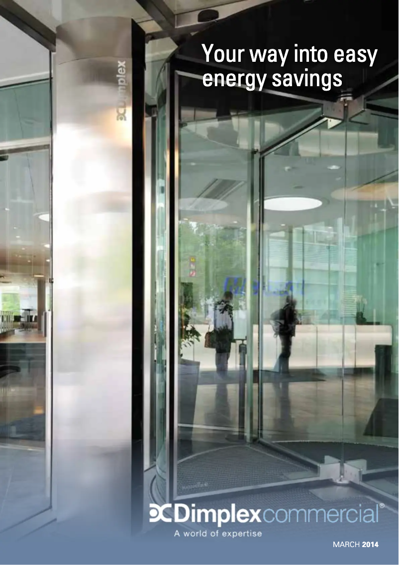 Page 1 de la notice Brochure Dimplex DAB10ER