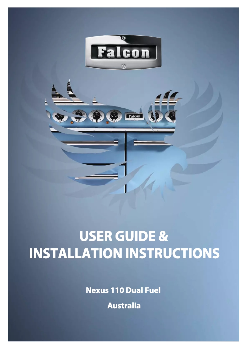 Page 1 of the manual User Manual Falcon Professional+ 110 Dual Fuel