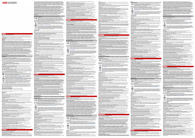 Page 1 de la notice Guide de démarrage rapide Hikvision DS-UAC-S2V