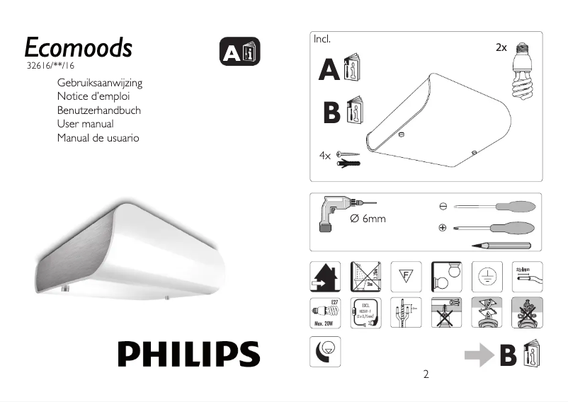 Página 1 del manual Manual de usuario Philips Ecomoods 326164816