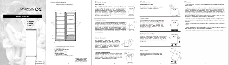 Page 1 de la notice Manuel utilisateur Daewoo FL-380VPF