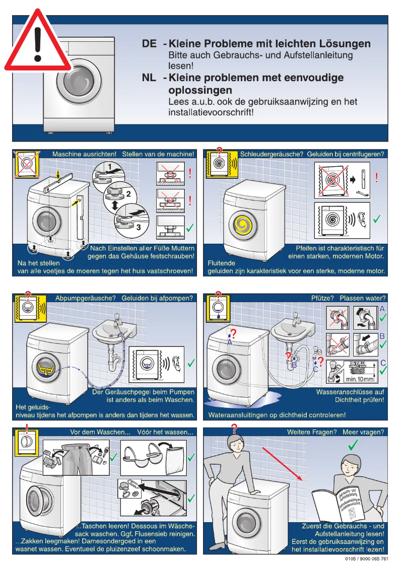 Página 1 del manual Manual de usuario Siemens WM14E197