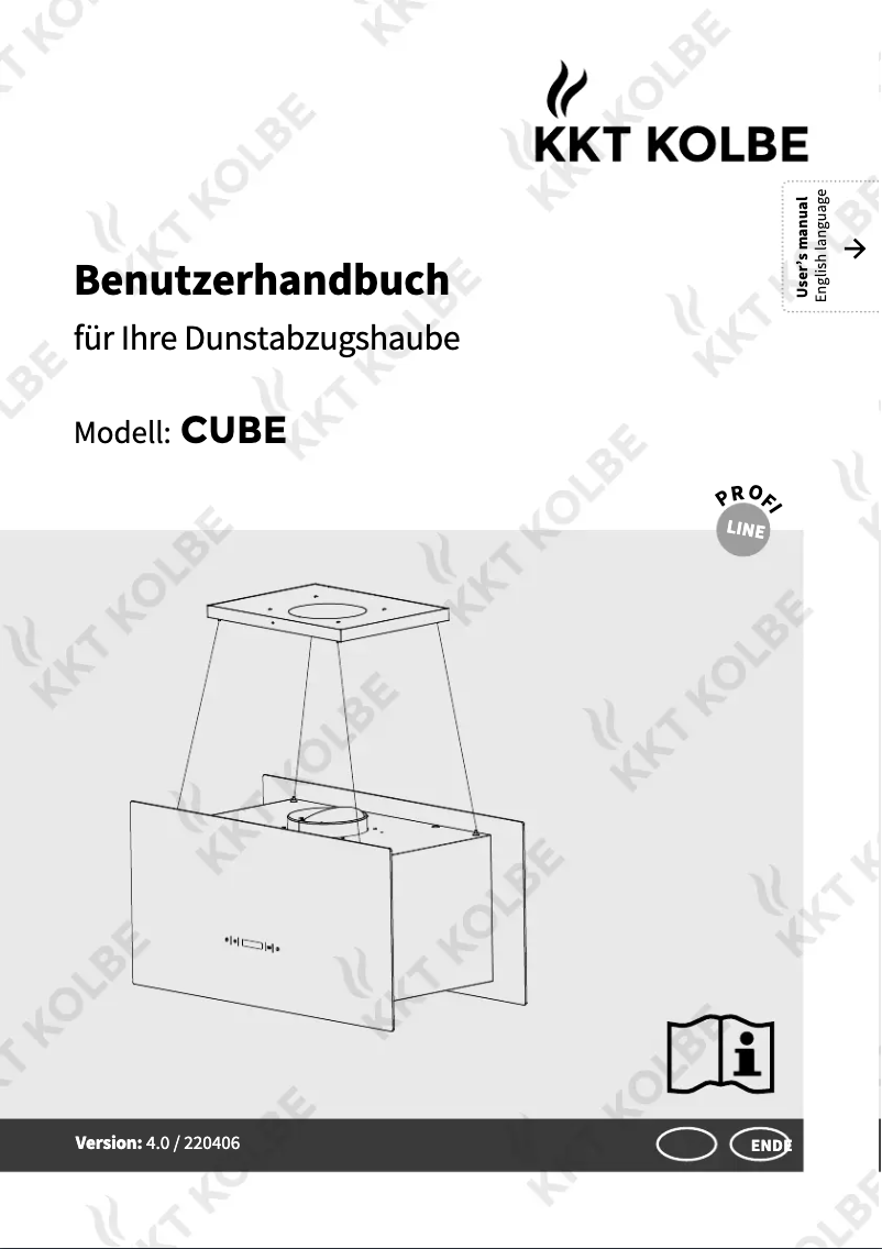 Page 1 de la notice Manuel utilisateur KKT Kolbe CUBE60W