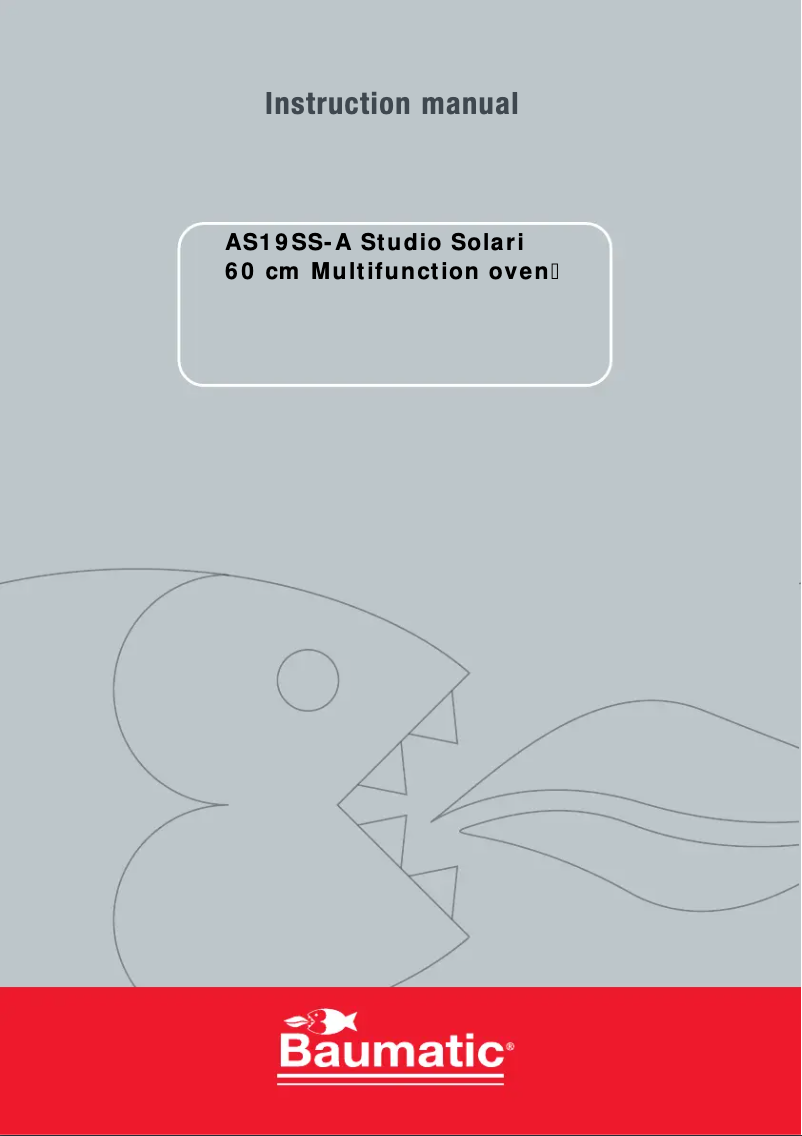 Page 1 de la notice Manuel utilisateur Baumatic AS19SS