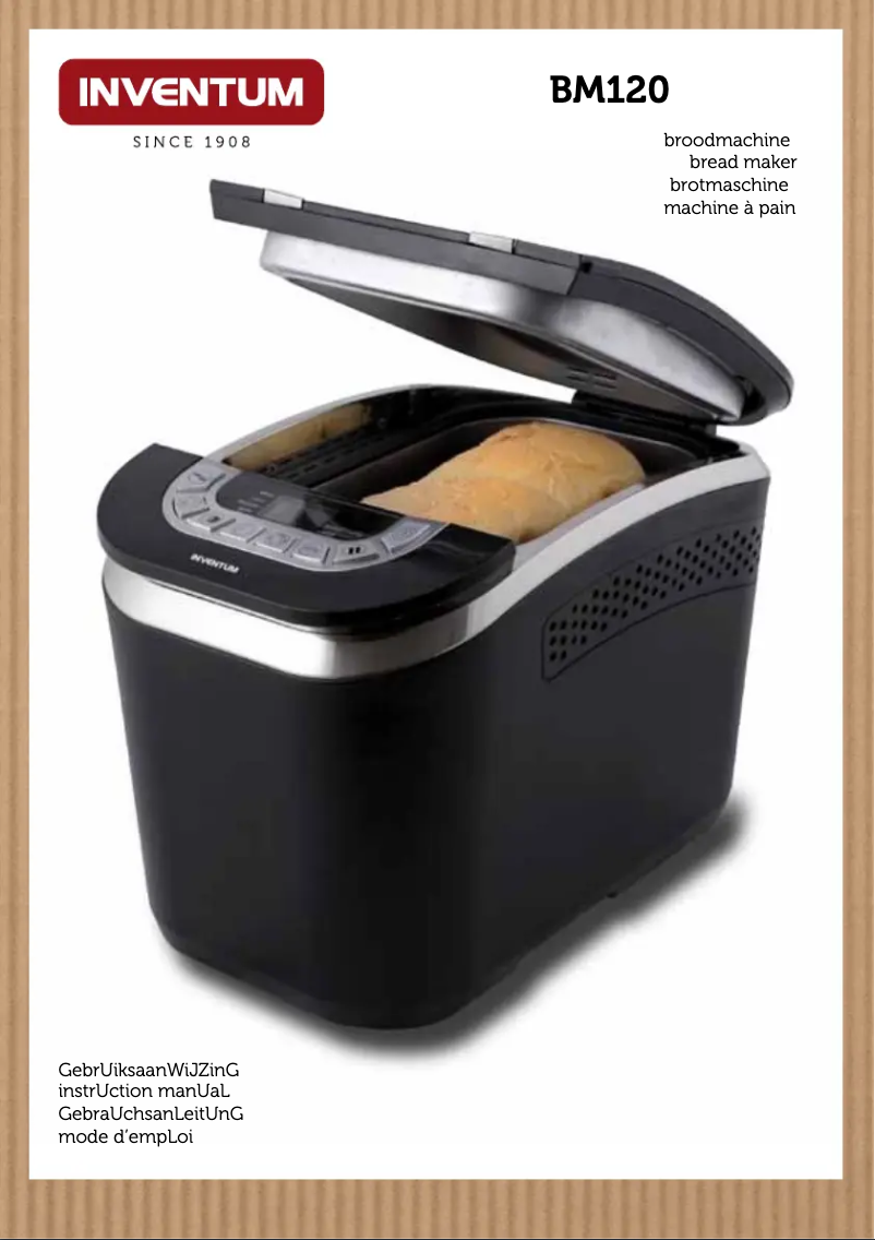 Page 1 de la notice Manuel utilisateur Inventum BM120W