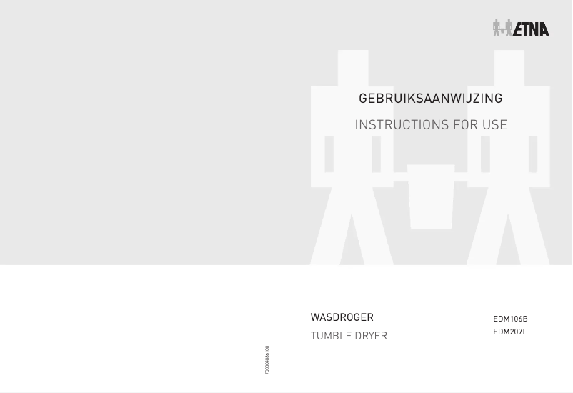 Page 1 de la notice Manuel utilisateur Etna EDM207L