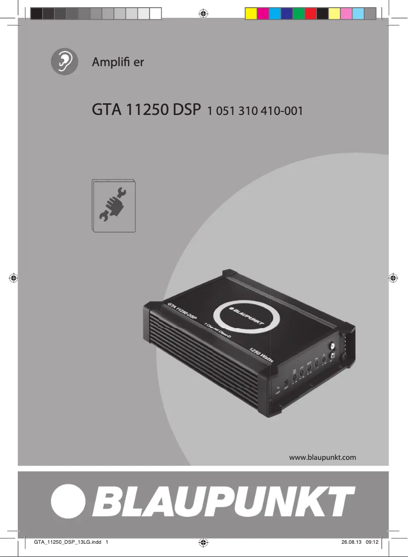 Image de la première page du manuel de l'appareil GTA 11250 DSP