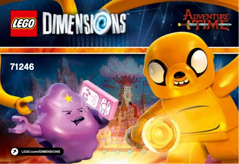 Page 1 de la notice Consignes visuelles Lego Dimensions 71246