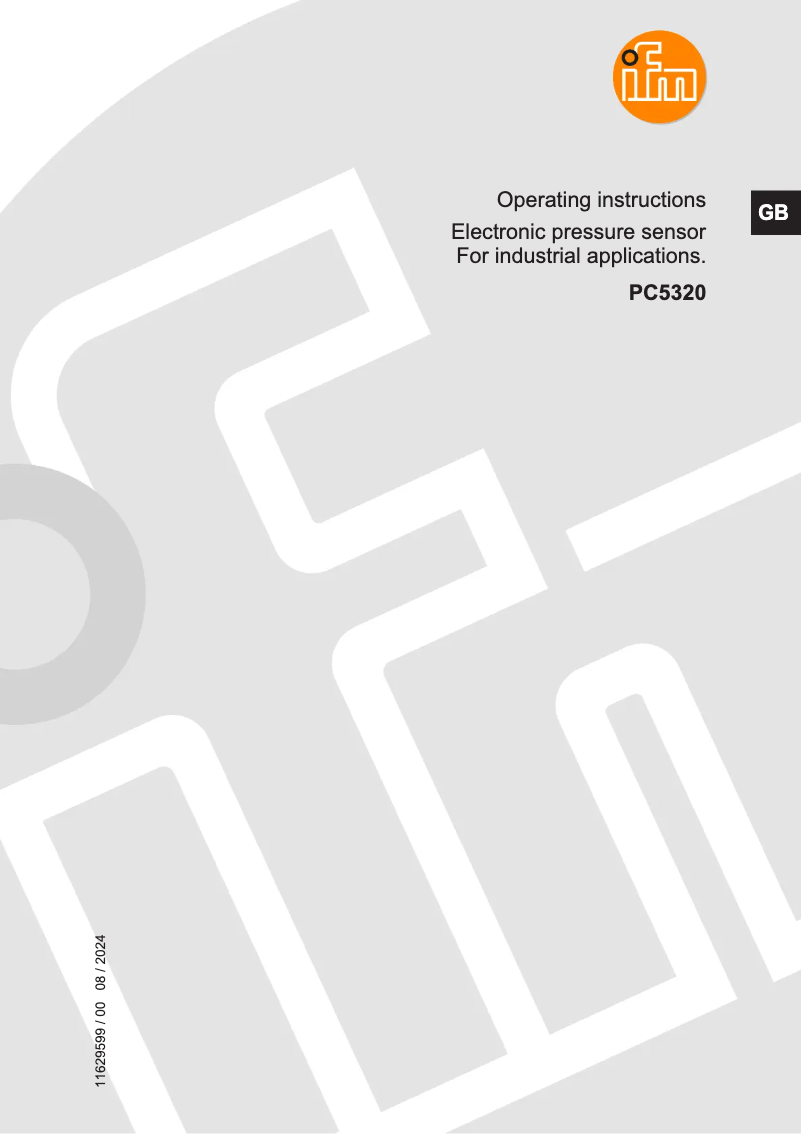 Page 1 de la notice Manuel utilisateur IFM PC5320