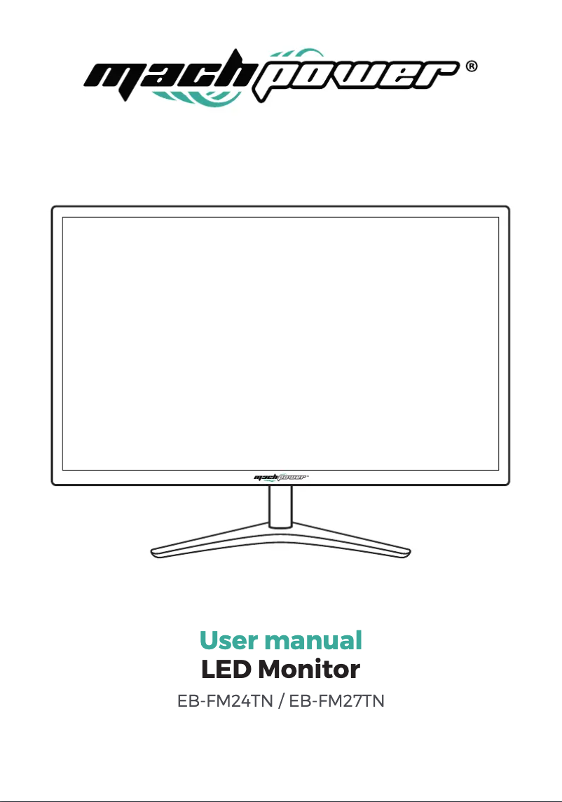 Page 1 de la notice Manuel utilisateur Mach Power EB-FM27TN