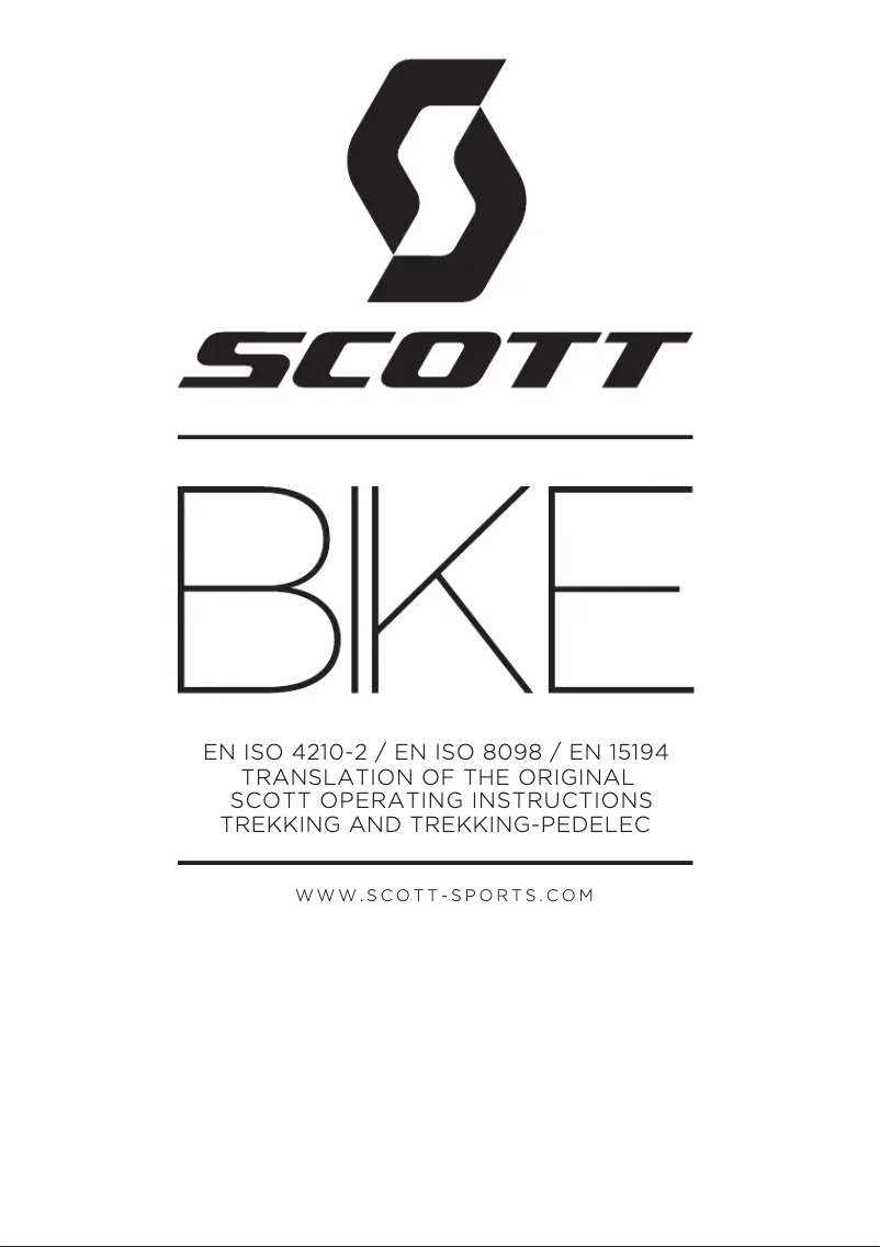Page 1 de la notice Manuel utilisateur Scott Axis eRIDE FS Speed