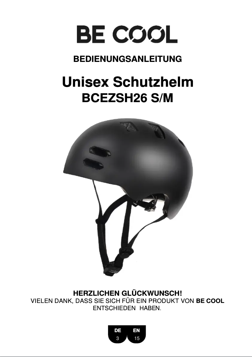 Page 1 de la notice Manuel utilisateur Be Cool BCEZSH26
